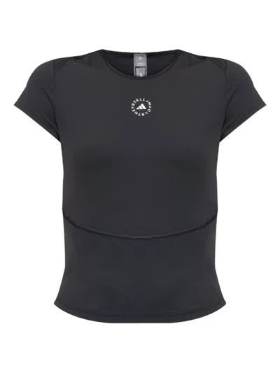 Adidas By Stella Mccartney Truepurpose Logo-detail Top In Black