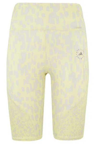 Adidas By Stella Mccartney Optime Truepurpose Cycling Shorts In Yellow
