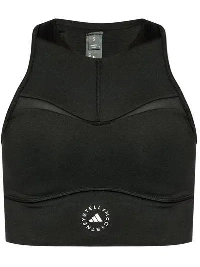Adidas By Stella Mccartney Truepurpose Performance Crop Top In Black