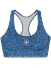 Shop Adidas By Stella Mccartney Truepurpose Power Impact Sports Bra In Blue