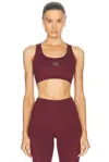 Adidas By Stella Mccartney Truepurpose Power Impact Training Medium Support Bra Clothing In Shadow Red