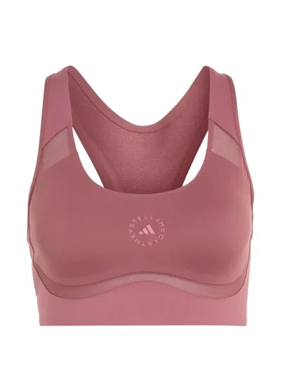 Adidas By Stella Mccartney Truepurpose Racerback Sports Bra In Pink