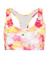 Adidas By Stella Mccartney Truepace Floral Sports Bra In Pink