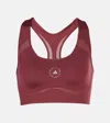 Adidas By Stella Mccartney Truepurpose Training Support Bra In Red
