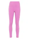 Adidas By Stella Mccartney Adidas By Stella Mc Cartney Logo 7/8 Leggings In Pink