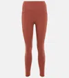 Adidas By Stella Mccartney Truestrength High-rise Yoga Leggings In Wild Sepia