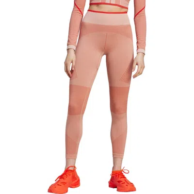 Adidas By Stella Mccartney Truestrength Seamless Leggings In Pink