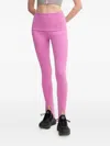 Adidas By Stella Mccartney Truestrength Split-hem Leggings In Pink