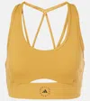 Adidas By Stella Mccartney Truestrength Sports Bra In Yellow