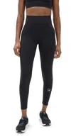 Adidas By Stella Mccartney Asmc Stripe-detail Leggings In Black