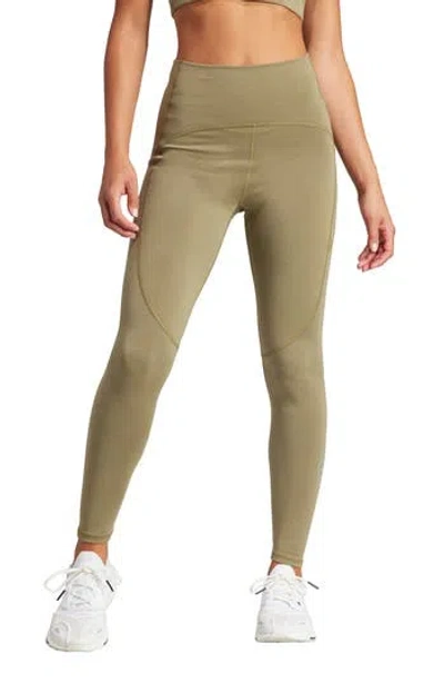 Adidas By Stella Mccartney Truestrength Yoga 7/8 Leggings In Green