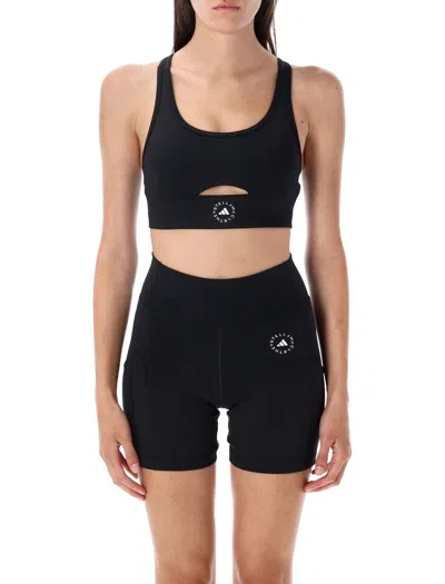 Adidas By Stella Mccartney Truestrength Yoga Bra In Black