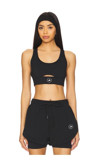 Adidas By Stella Mccartney Truestrength Yoga Sports Bra In Black