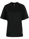 Adidas By Stella Mccartney Truecasuals Logo-print T-shirt In Black