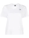 Adidas By Stella Mccartney Logo-print Short-sleeved T-shirt In White