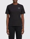 Adidas By Stella Mccartney Adidas By Stella Mc Cartney Logo Sporty T Shirt In Black