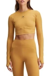 Adidas By Stella Mccartney Tst Long Sleeve Yoga Crop Top