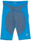 Adidas By Stella Mccartney Tt Bike Shorts In Blue
