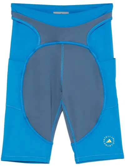 Adidas By Stella Mccartney Tt Bike Shorts In Blue