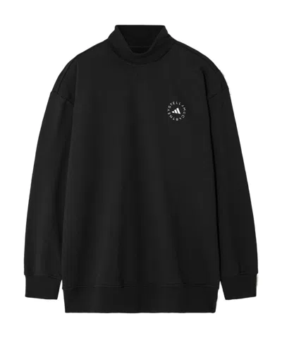 Adidas By Stella Mccartney By Stella Mccartney Turtleneck Sweatshirt In Black