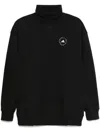 Adidas By Stella Mccartney By Stella Mccartney Turtleneck Sweatshirt In Black