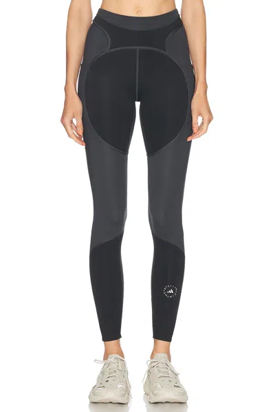Adidas By Stella Mccartney Two-tone Leggings In Black
