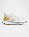 Adidas By Stella Mccartney Ultraboost 5 Mesh Trainer Sneakers In White And Solar