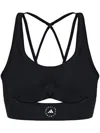 Adidas By Stella Mccartney Top Bra Da Yoga Truestrength In Black