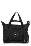 Adidas By Stella Mccartney Versatile Tote Bag With Logo And Multiple Pockets In Black