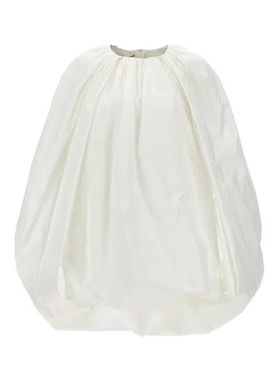 Adidas By Stella Mccartney Short Cape Dress In White