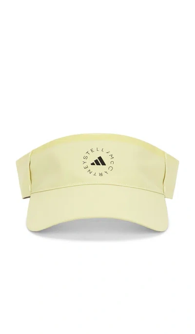 Adidas By Stella Mccartney Visor In Halo Gold & Deep Dove
