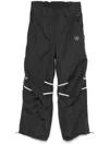 Adidas By Stella Mccartney Wide-leg Track Trousers In Black