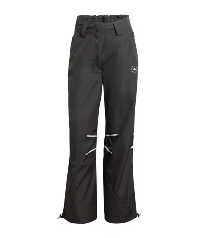 Adidas By Stella Mccartney Wide-leg Track Trousers In Black