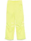 Adidas By Stella Mccartney Wide-leg Track Trousers In Yellow