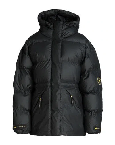 Adidas By Stella Mccartney Woman Down Jacket Black Size M Recycled Polyester