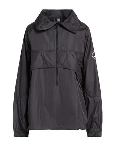 Adidas By Stella Mccartney Woman Jacket Black Size L Recycled Polyester