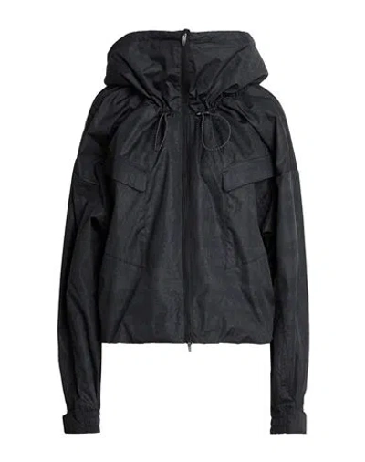 Adidas By Stella Mccartney Woman Jacket Black Size L Recycled Polyester