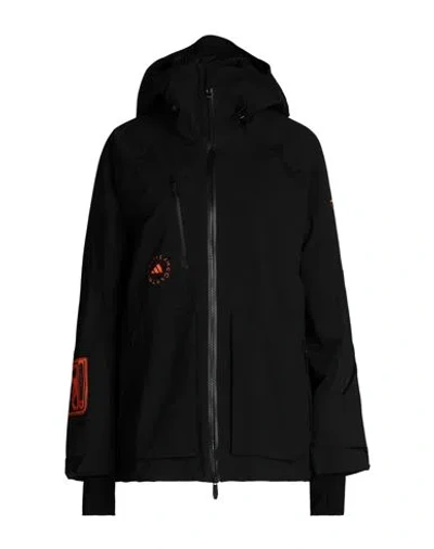 Adidas By Stella Mccartney Woman Jacket Black Size L Recycled Polyester