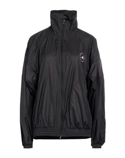 Adidas By Stella Mccartney Woman Jacket Black Size Xxs/xs Polyester