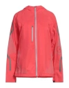 Adidas By Stella Mccartney Woman Jacket Coral Size L Recycled Polyamide, Elastane