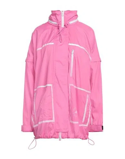 Adidas By Stella Mccartney Woman Jacket Fuchsia Size S Polyamide, Elastane In Pink