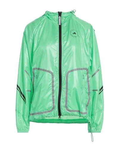 Adidas By Stella Mccartney Woman Jacket Green Size L Recycled Polyester