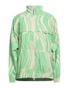 Adidas By Stella Mccartney Woman Jacket Light Green Size M Recycled Polyamide In Green