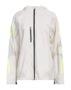 Adidas By Stella Mccartney Woman Jacket Light Grey Size L Recycled Polyamide, Elastane In Grey