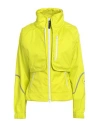 Adidas By Stella Mccartney Woman Jacket Lime Green Size M Recycled Polyester In Green