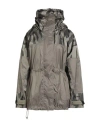 Adidas By Stella Mccartney Woman Jacket Military Green Size S Recycled Polyester In Gray