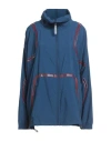 Adidas By Stella Mccartney Woman Jacket Navy Size L Recycled Polyester In Blue