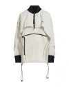 Adidas By Stella Mccartney Woman Jacket Off White Size M Recycled Polyamide In Black