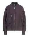 Adidas By Stella Mccartney Woman Jacket Plum Size L Recycled Polyester, Elastane