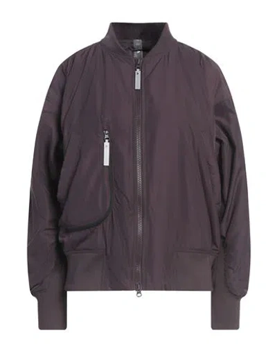 Adidas By Stella Mccartney Woman Jacket Plum Size L Recycled Polyester, Elastane